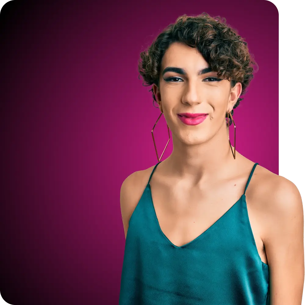 A confident headshot of a Q Care customer